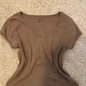 brandy mellville brown tee